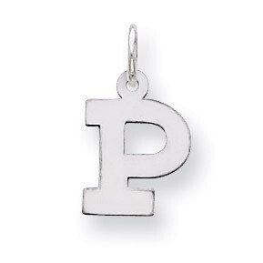 Block Initial P Charm Sterling Silver QC5093P, MPN: QC5093P, 883957128429