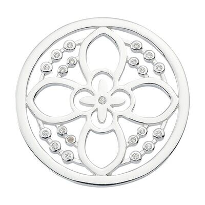 Nikki Lissoni Day Flower Coin Silver-plated 33mm C1667SM, MPN: C1667SM, 8719075307472