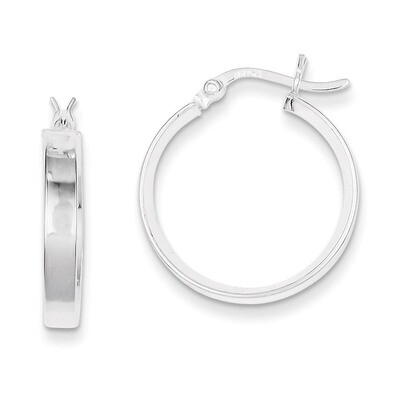 20mm Hoop Earrings Sterling Silver QE6490, MPN: QE6490, 883957547176