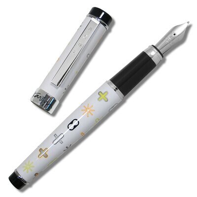 Acme White Color Test Fountain Pen PKR03F, MPN: PKR03F