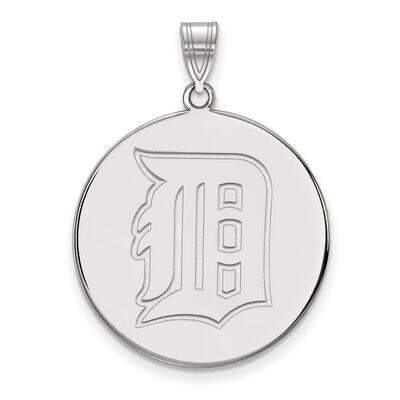 Detroit Tigers XLarge Disc Pendant 14k White Gold 4W043TIG, MPN: 4W043TIG, 886774848457
