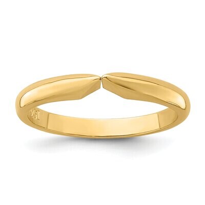 6-prong 1/2 round Heavy Weight Knife Edge Shoulders Shank 14k Yellow Gold YGSH51, MPN: YGSH51,
