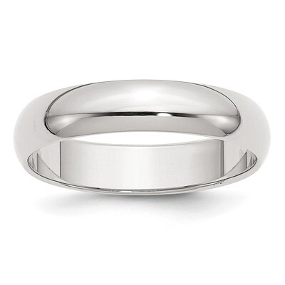 5mm Half-Round Band - Sterling Silver QWH050 by Chisel, MPN: QWH050, 883957259871