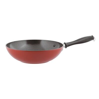 Sambonet Quarzo Nero Nonstick Spadella Wok Red 11 Inch 118 Oz. 3.6 Qts 51013R28, MPN: 51013R28, 790…