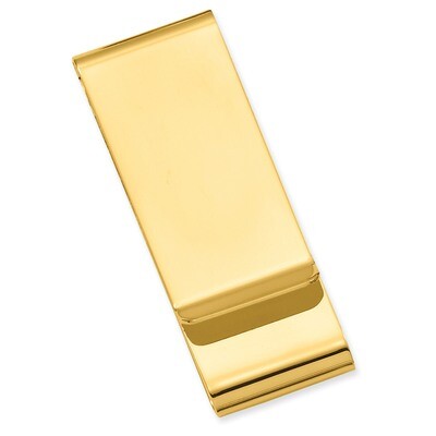 Kelly Waters Stainless Steel Double Fold Money Clip Gold-plated GP3860, MPN: GP3860,