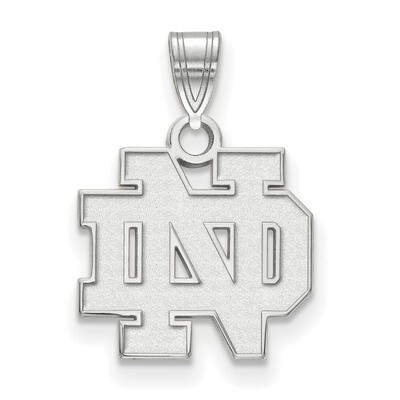 University of Notre Dame Small Pendant Sterling Silver SS002UND, MPN: SS002UND, 191101121999