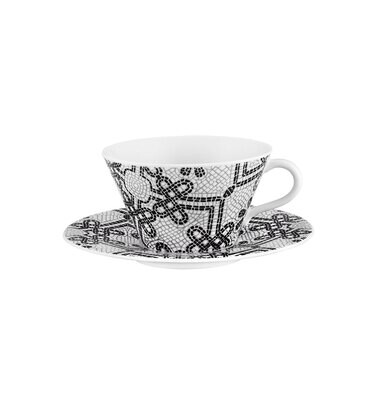 Vista Alegre Calcada Portuguesa Set 2 Tea Cups &amp; Saucers 21132222, MPN: 21132222, 5601266135571
