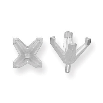 Princess V-End With Peg 2.5mm Setting 14k White Gold WG180-1, MPN: WG180,