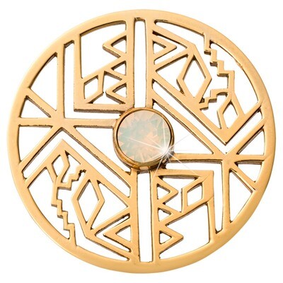 Nikki Lissoni Wild Free Gold-Plated 43mm Coin C1591GL, MPN: C1591GL, 8719075300428