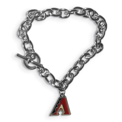 MLB  Arizona Diamondbacks Charm Chain Bracelet Siskiyou Buckle GC5354