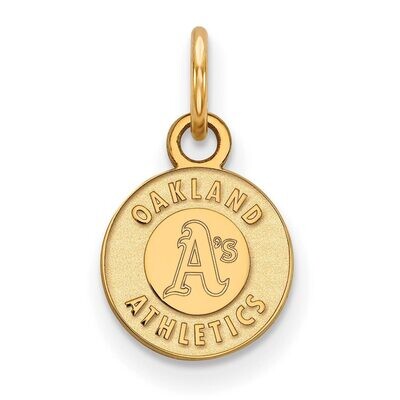Oakland Athletics x-Small Pendant 14k Yellow Gold 4Y001ATH, MPN: 4Y001ATH, 886774855363