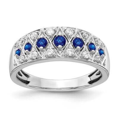 Sapphire Fancy Ring 14k White Gold Diamond RM3850-SA-020-WA, MPN: RM3850-SA-020-WA, 883957214771