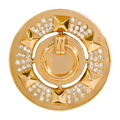 Nikki Lissoni Knockknock Gold-Plated 33mm Coin C1421GM, MPN: C1421GM, 8718627469729