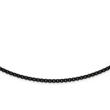 Black IP-plated 18 inch Box Chain Stainless Steel Polished SRN2710 by Chisel, MPN: SRN2710, 1911010…