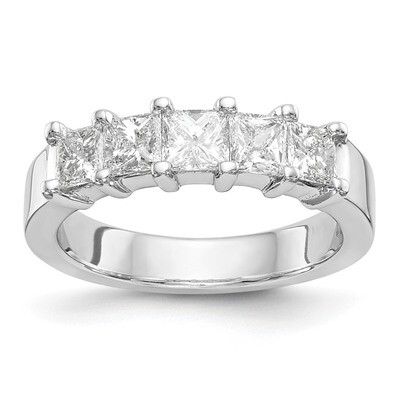 5-Stone Diamond Band 14k White Gold RM3179B-125-WAA, MPN: RM3179B-125-WAA, RM3179B-125-WAA_HOM