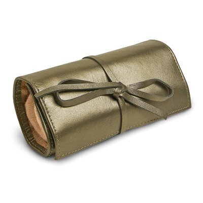 Pewter Leather Tie Jewelry Roll GM17731, MPN: GM17731, 191101877759