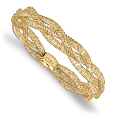 Leslie&#39;s Fancy Stretch Bangle Bracelet 14k Gold HB-LF747, MPN: LF747, 191101794063