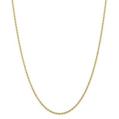 18 Inch 2.00mm Diamond -cut Quadruple Rope Chain 10k Gold 10QT016-18, MPN: 10QT016-18, 191101600296