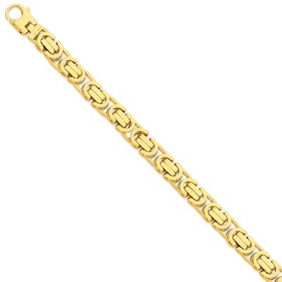 9.45mm Polished Fancy Link Bracelet 8.5 Inch 14k Gold LK415-8.5, MPN: LK415-8.5, 883957353173