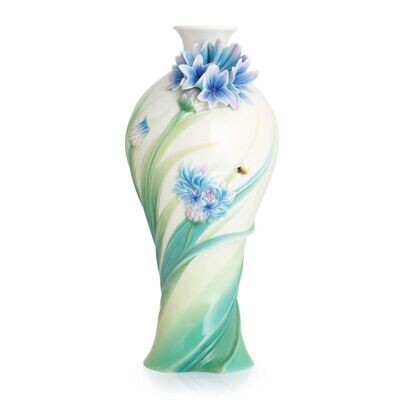 Franz Porcelain Cornflower Mid Size Vase FZ02846, MPN: FZ02846,