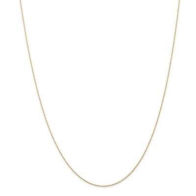 .5 mm Carded Cable Rope Chain 22 Inch 14k Gold 5RY-22, MPN: 5RY-22, 883957165769