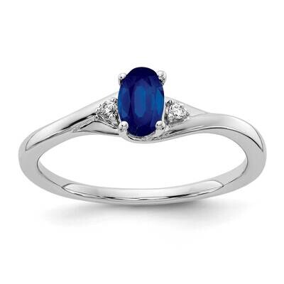 Sapphire Ring 14k White Gold Diamond RM5748-SA-003-WA, MPN: RM5748-SA-003-WA, 883957720050