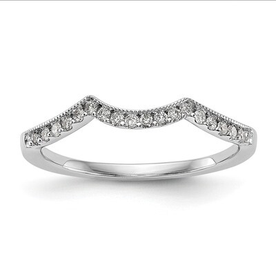 Diamond Wedding Band 14k White Gold RM2563B-015-WAA, MPN: RM2563B-015-WAA, 883957842516
