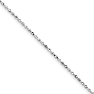 8 Inch 2.00mm Diamond -cut Quadruple Rope Chain 14k white Gold WQT016-8, MPN: WQT016-8, 883957591315