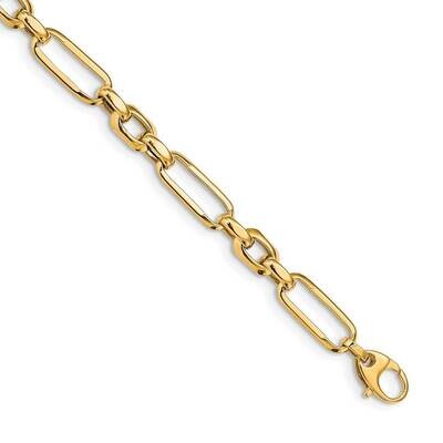Fancy Link Bracelet 14k Gold Polished  SF2614-7.5, MPN: SF2614-7.5, 191101981838