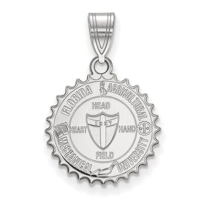 Florida A&amp;M University Medium Crest Pendant Sterling Silver SS012FAM, MPN: SS012FAM, 886774682693