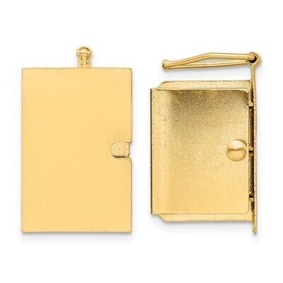 Push Button Box Clasp 14k Yellow Gold YG1837, MPN: YG1837,