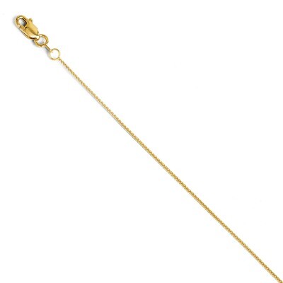 Leslie&#39;s .8mm Baby Wheat Chain 9 Inch - 14k Gold HB-1909-9, MPN: 1909-9, 886774544656