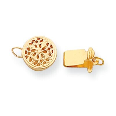 9.1mm Polished Pearl/Bead Clasp Gold Filled GF3547, MPN: GF3547,