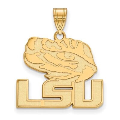 Louisiana State University Large Pendant 14k Yellow Gold 4Y076LSU, MPN: 4Y076LSU, 886774888316