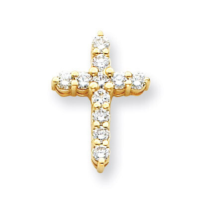 Diamond Cross Pendant 14k Gold XP1758AA, MPN: XP1758AA, 883957203485