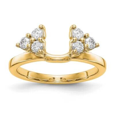 Diamond Vs/Si, D E F, Wrap 14k Yellow Gold True Origin Lab Grown RM3067B-039-YLD, MPN: RM3067B-039-…