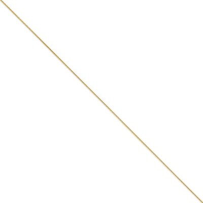 0.90mm Round Snake Chain 20 Inch 14k Gold SNA080-20, MPN: SNA080-20, 883957080239