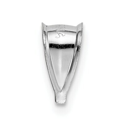 Large Stamped Bail 14k White Gold WG1544, MPN: WG1544,