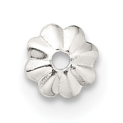 4.75mm Bead Cap Sterling Silver SS4491, MPN: SS4491,