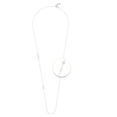 Nikki Lissoni Statement Silver-plated Necklace 60cm Compatible with Pendant N1031S60, MPN: N1031S60…