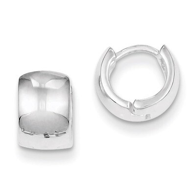 Huggy-Style Earrings Sterling Silver QE3435, MPN: QE3435, 883957926742