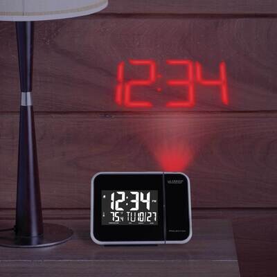 Digital Projection Alarm Clock GM22207, MPN: GM22207, 757456086460