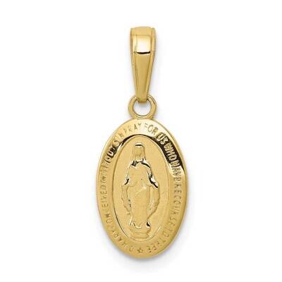 Miraculous Medal Charm 10k Gold 10M2515, MPN: 10M2515,