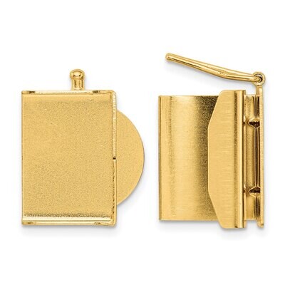 Folded Tongue and Box Clasp 14k Yellow Gold YG1846, MPN: YG1846,