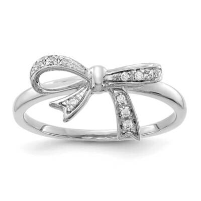 Bow Ring 14k White Gold Diamond RM5701-005-WA, MPN: RM5701-005-WA, 883957312798