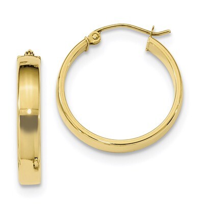 Polished Hoop Earring 10k Gold 10T986, MPN: 10T986, 191101170256