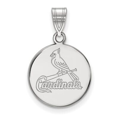 Saint Louis Cardinals Medium Disc Pendant 10k White Gold 1W037CRD, MPN: 1W037CRD, 886774786377