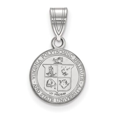 Virginia Tech Medium Crest Pendant Sterling Silver SS062VTE, MPN: SS062VTE, 886774720098