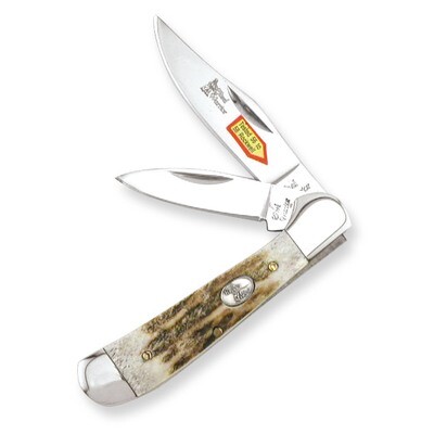 Steel Warrior Copperhead Deer Stag Handle Knife GM6420, MPN: GM6420, 26615182108