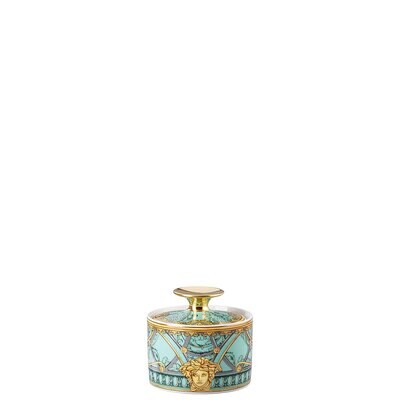 Versace La Scala del Palazzo Verde Sugar Bowl Covered, MPN: 19335-403664-14330, 790955081208